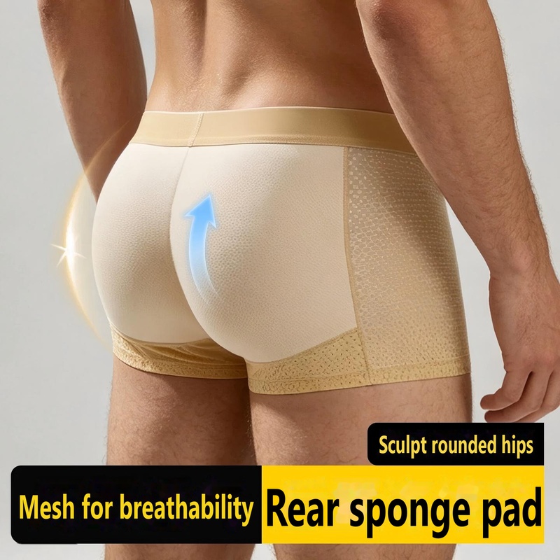 Men Padded Boxer Underwear Sex - огляд і ціна Boxer Shorts Modal