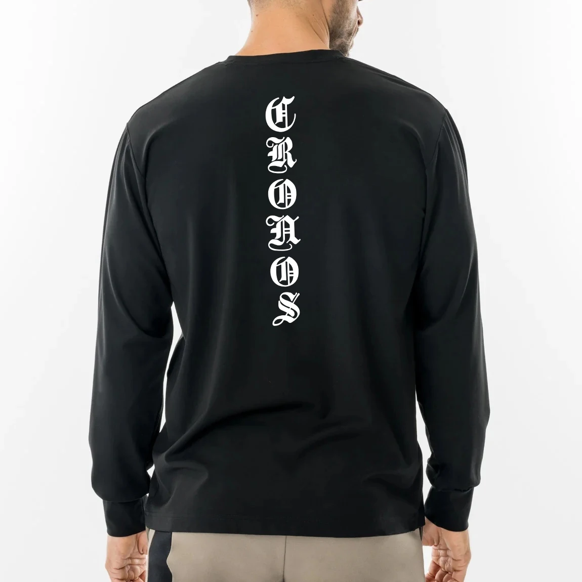 NEW Men's CRONOS Long Sleeve T - огляд і ціна Undershirt Crew Neck