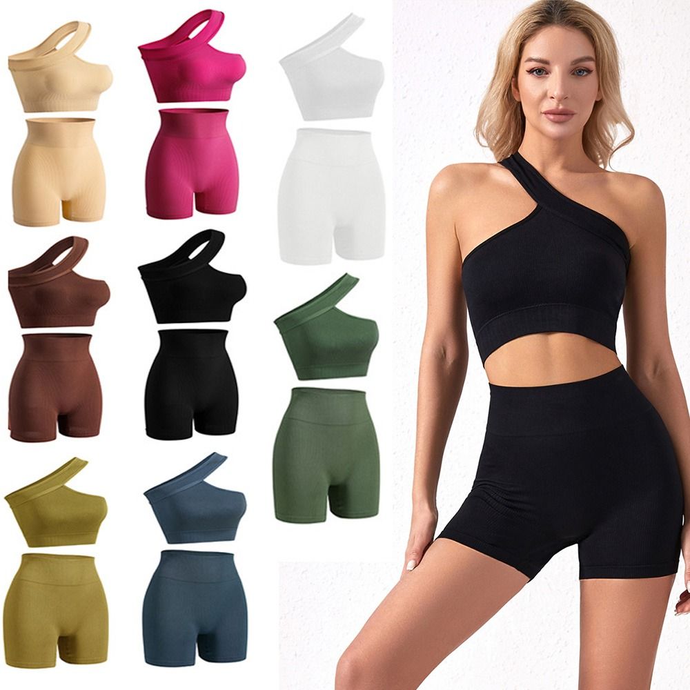 2Pcs Casual Seamless Women Wor - огляд і ціна Tank Top Ribbed
