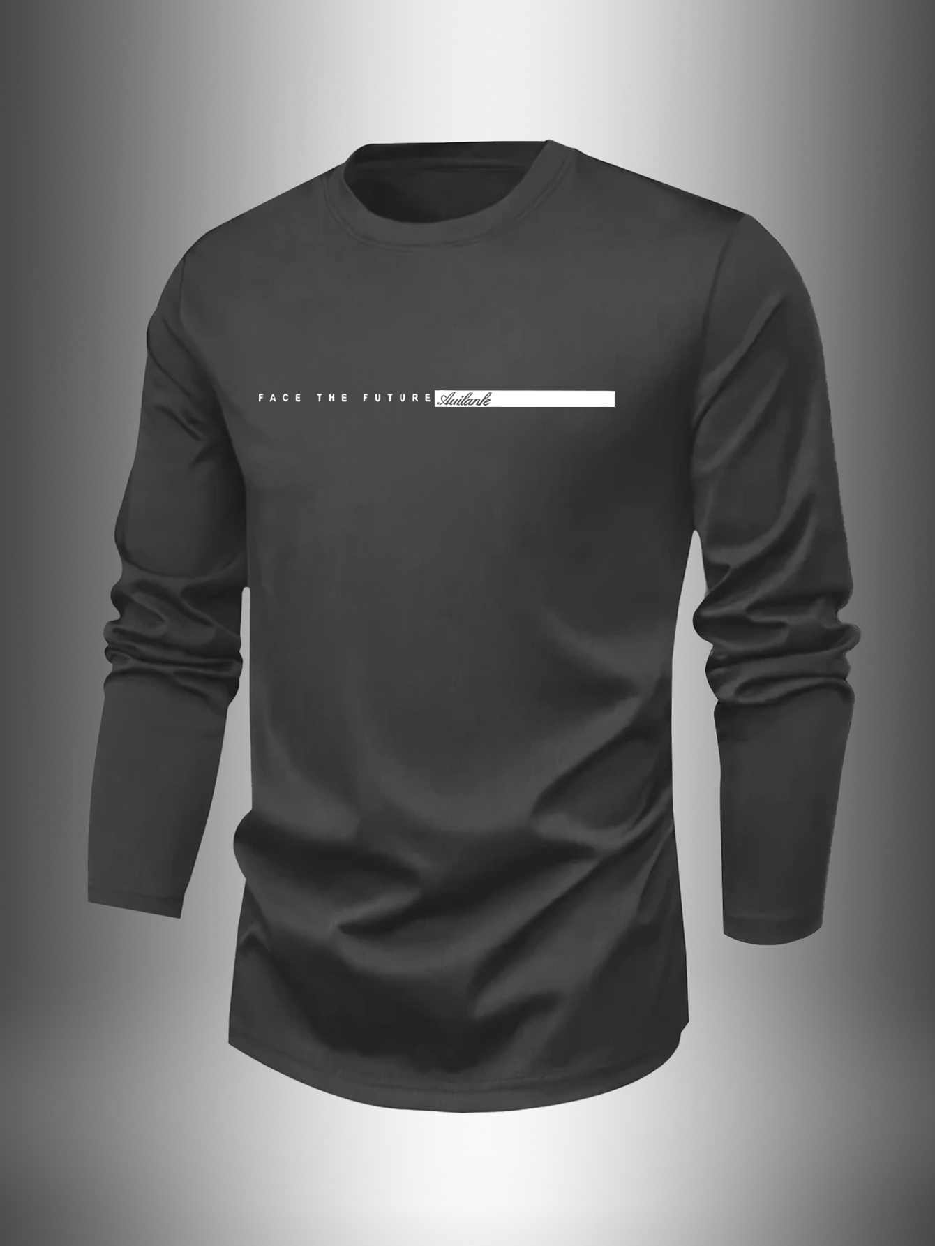 100 COTTONMen Crew Neck Long S - огляд і ціна Undershirt Crew Neck