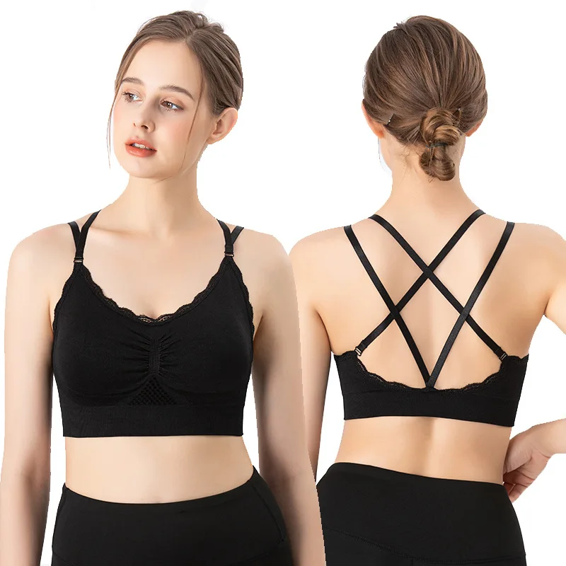 Sports Bra Lace Mesh Breathabl - огляд і ціна Quick Dry Underwear
