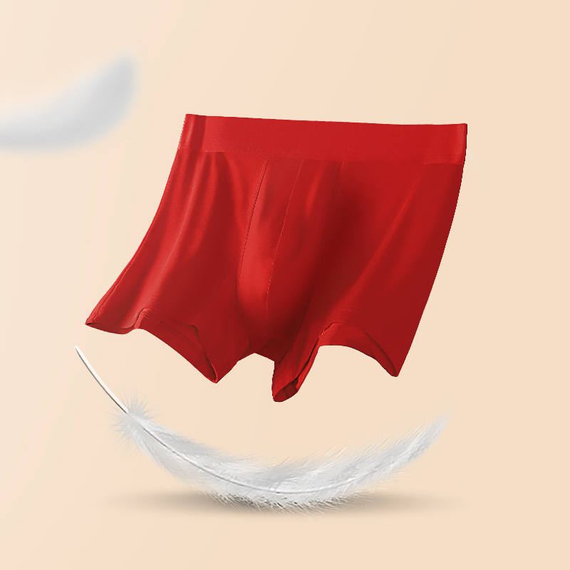 Men's 100% Cotton Red Boxer Br - огляд і ціна Boxer Brief Pack Cotton