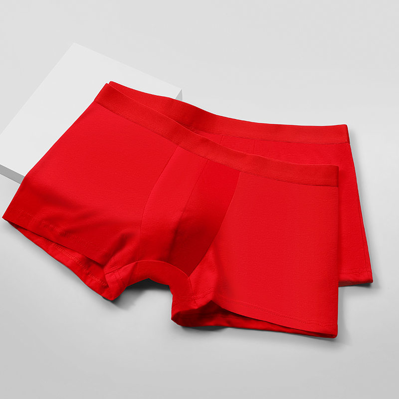 Men's 100% Cotton Red Boxer Br - огляд і ціна Boxer Brief Pack Cotton