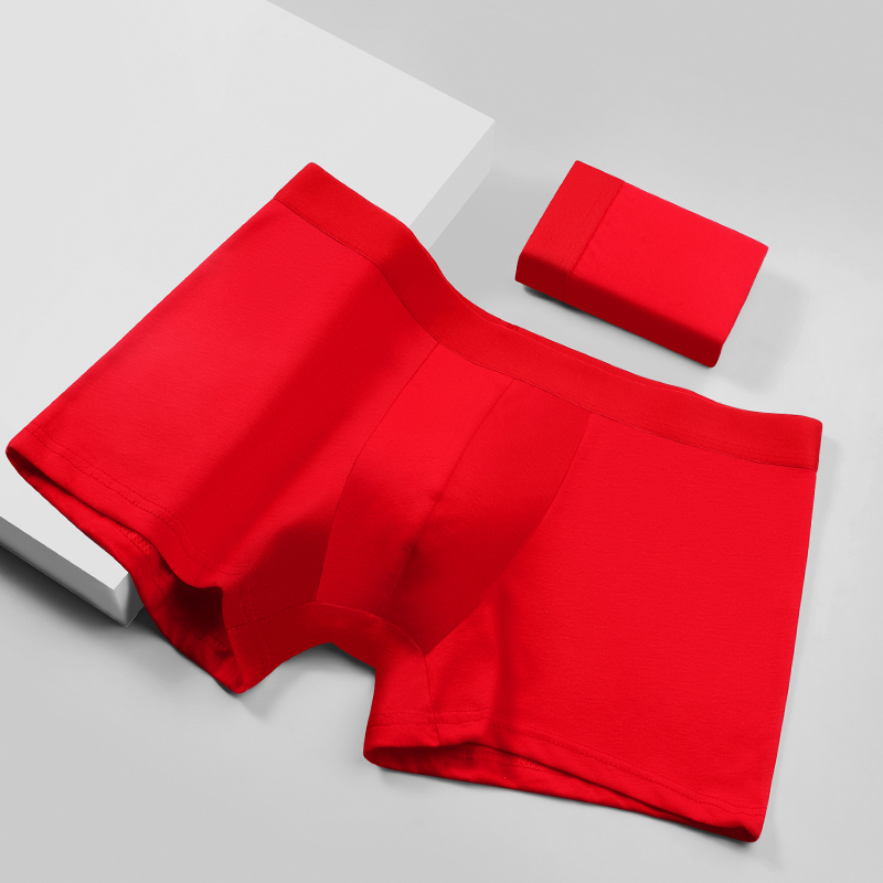 Men's 100% Cotton Red Boxer Br - огляд і ціна Boxer Brief Pack Cotton